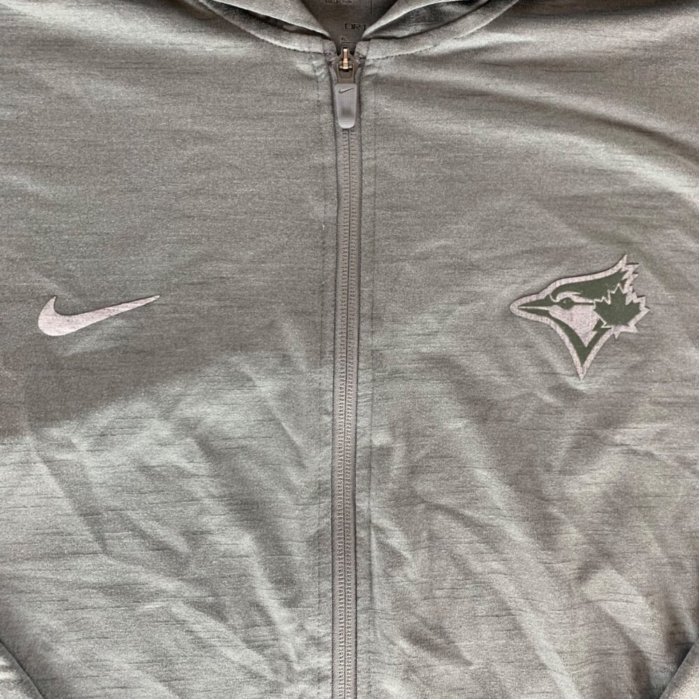 Toronto Blue Jays MLB Nike Dri Fit Authentic Collection Full Zip Hoodie Mens XL - Picture 2 of 8